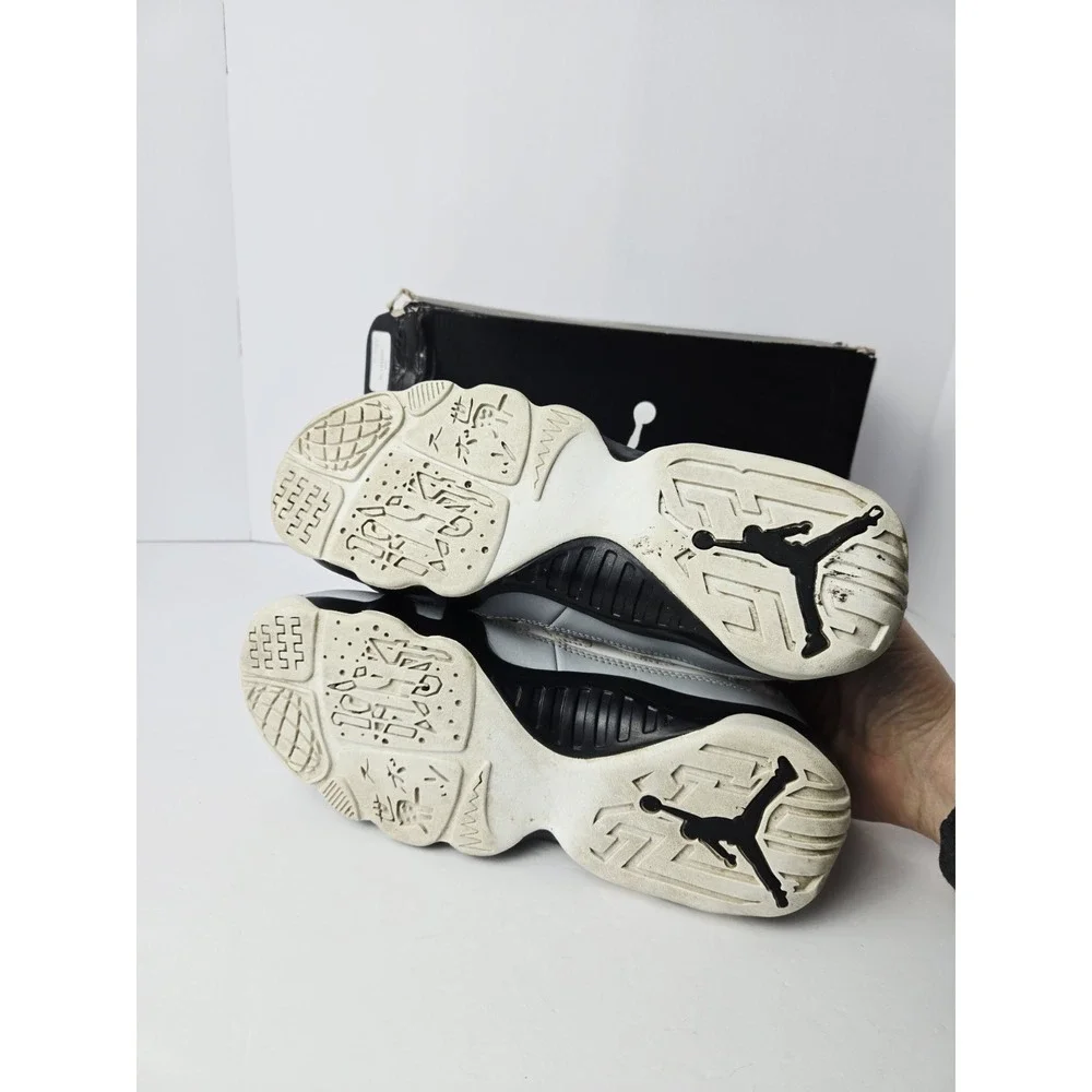 Nike Air Jordan 9 Retro‎ BG white black grey 6.5 youth